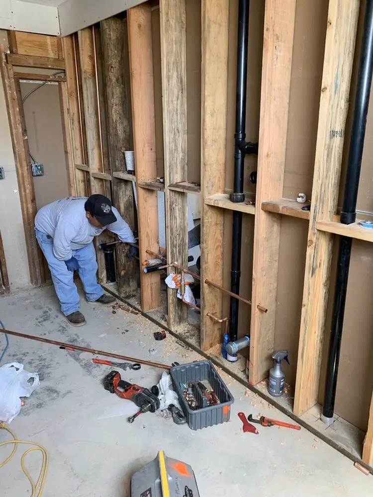 Commercial rough-in plumbing for Gas Line Repair in Midtown Elizabeth